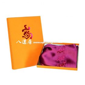 一字金輪頸巾（棗紅）