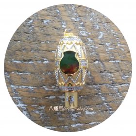 斑彩大吸財鼓鍍金 A1883