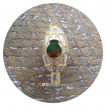 斑彩大吸財鼓鍍金 A1883