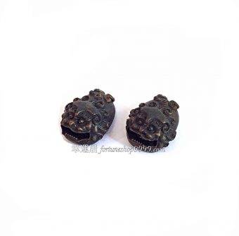 招財小古銅皮休一對 #G57 特价$19.99