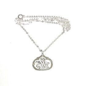 「有錢攞」銀吊墜+鍊 #A2666