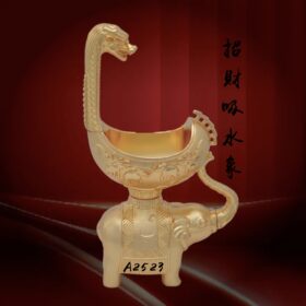 招財吸水象-放窗邊 A2523
