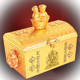 暗格和合大財箱  #A2628